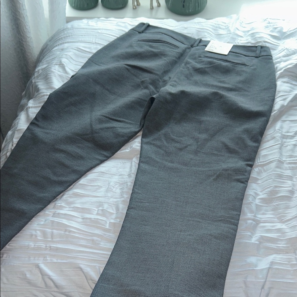 Women's Gray Tailored Stretch Dress Pants